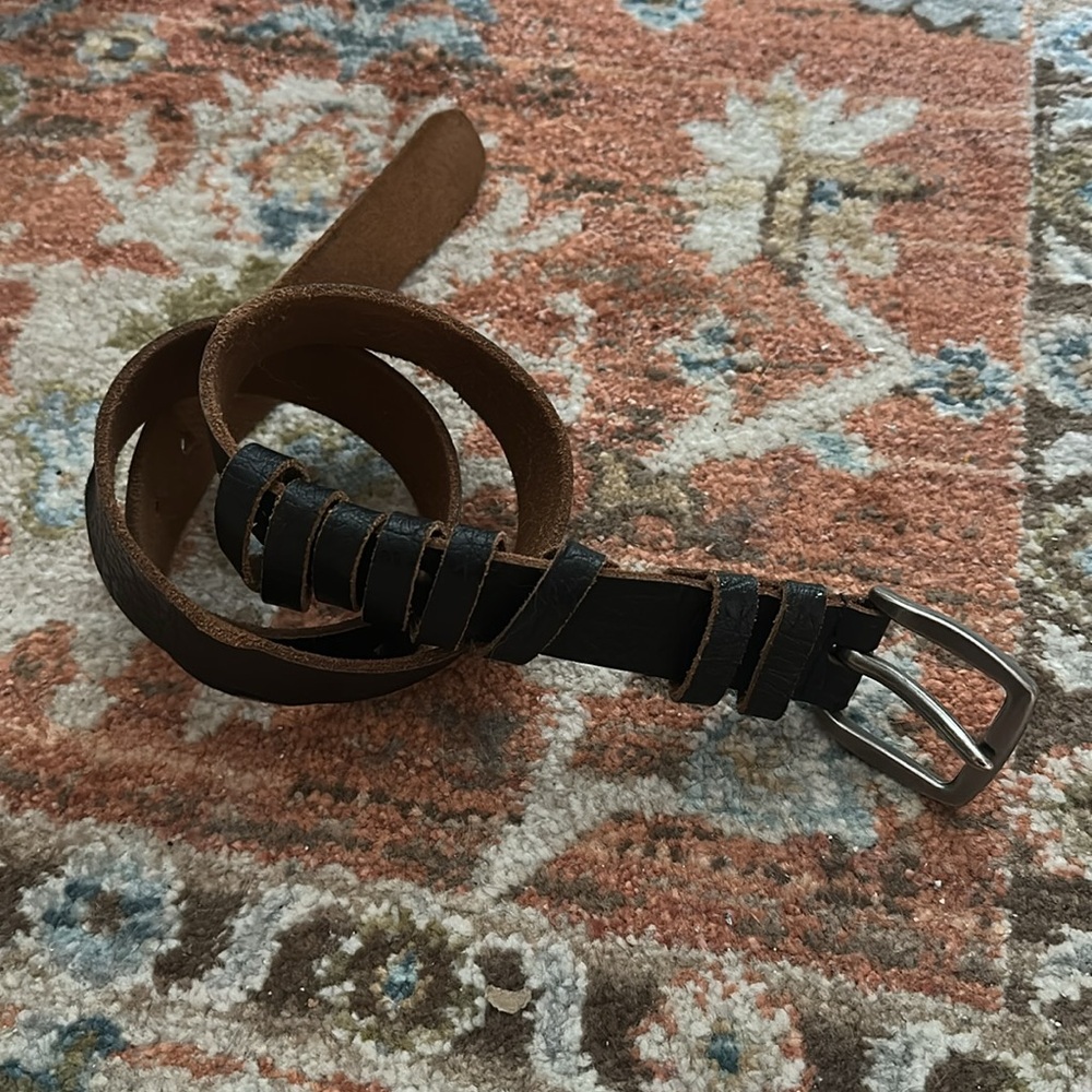 Ed Hardy vintage Brown Leather Belt